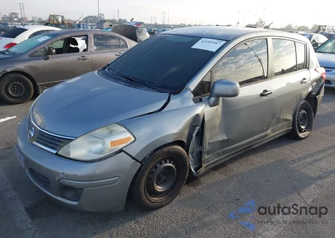 2007 Nissan Versa 1.8S z USA, uszkodzony, nr VIN 3N1BC13E37L443692